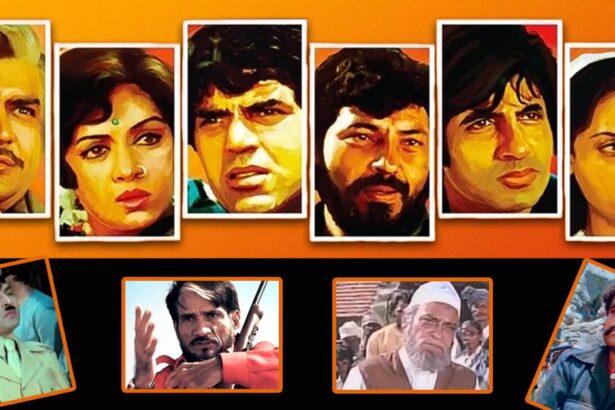sholay starcast collage
