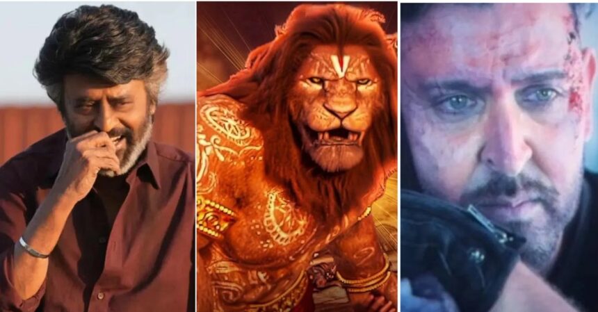 रजनीकांत की 'कुली', ऋतिक रोशन की 'वॉर 2' और 'महावतार नरसिम्हा' के बॉक्स ऑफिस कलेक्शन पर गणेश चतुर्थी का असर