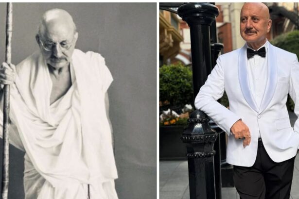 द बंगाल फाइल्स फिल्म में महात्मा गांधी के किरदार में अनुपम खेर