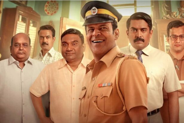 ‘इंस्पेक्टर जेंडे’ फिल्म पोस्टर: मनोज बाजपेयी इंस्पेक्टर जेंडे और जिम सर्भ कार्ल भोजराज के रूप में, नेटफ्लिक्स पर रिलीज़ हुई क्राइम थ्रिलर।