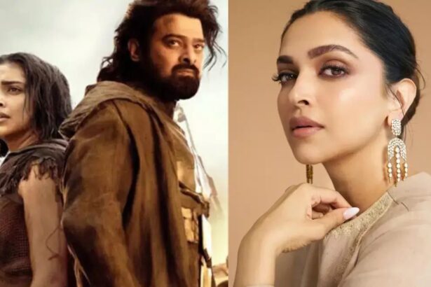 कल्कि 2898 एडी फिल्म के पोस्टर में प्रभास, अमिताभ बच्चन, दीपिका पादुकोण, लेकिन दीपिका पादुकोण की जगह सीक्वल में बदलाव