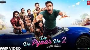 the promotion poster of de de pyar de 2