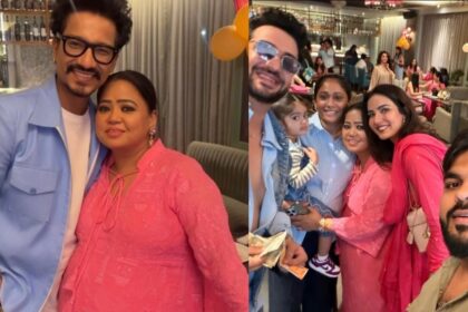 भारती सिंह और हर्ष लिम्बाचिया की गोद भराई में फराह खान, रुबीना दिलैक और अली गोनी समेत कई सितारे शामिल।