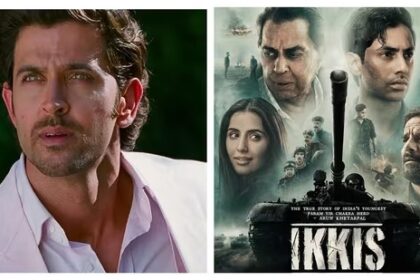 ऋतिक रोशन इंस्टाग्राम पर फिल्म इक्कीस के ट्रेलर की तारीफ करते हुए, अगस्त्य नंदा और सिमर भाटिया के प्रदर्शन की प्रशंसा करते हुए।