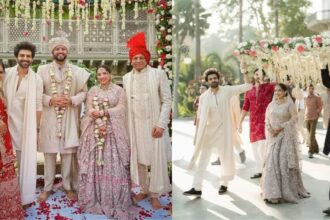 कार्तिक आर्यन अपनी बहन कृतिका तिवारी की शादी के दौरान पारिवारिक पलों को साझा करते हुए।