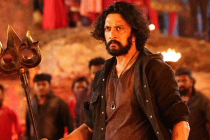 किच्छा सुदीपा की फिल्म Mark का पोस्टर और एक्शन सीन