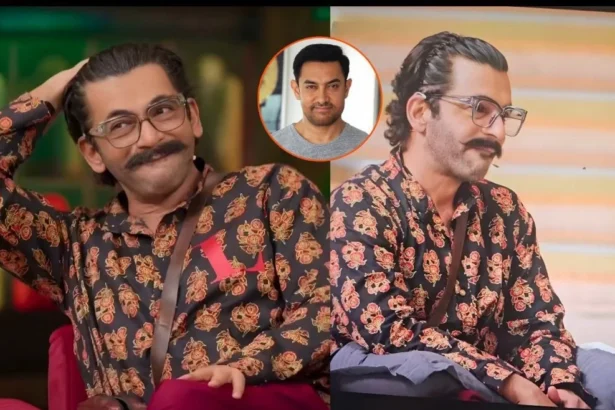 सुनील ग्रोवर आमिर खान के अंदाज में, द ग्रेट इंडियन कपिल शो में हास्य और अभिनय करते हुए