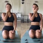 मलाइका अरोड़ा योग और सांस अभ्यास करती हुई अपनी फिटनेस बनाए रखती हैं