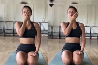 मलाइका अरोड़ा योग और सांस अभ्यास करती हुई अपनी फिटनेस बनाए रखती हैं