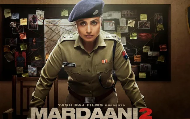 मर्दानी 3 में पुलिस अधिकारी शिवानी शिवाजी रॉय के रूप में रानी मुखर्जी