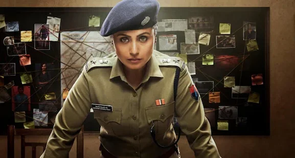मर्दानी 3 में पुलिस अधिकारी शिवानी शिवाजी रॉय के रूप में रानी मुखर्जी
