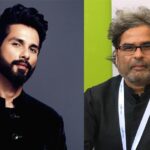 ओ रोमियो फिल्म के पोस्टर में खून से सने और टैटू वाले खौफनाक लुक में शाहिद कपूर