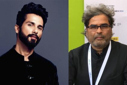 ओ रोमियो फिल्म के पोस्टर में खून से सने और टैटू वाले खौफनाक लुक में शाहिद कपूर