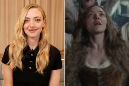 बीबीसी रेडियो इंटरव्यू के दौरान अमांडा सेफ्राइड अपनी फिल्म The Testament of Ann Lee के न्यूड सीन और प्रोस्थेटिक के इस्तेमाल पर बात करते हुए