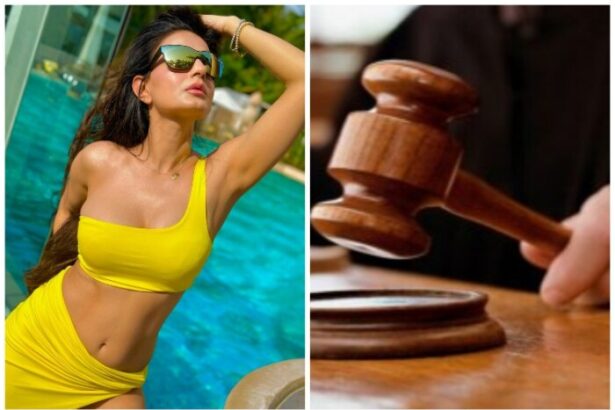 चेक बाउंस मामले में गैर-जमानती वारंट जारी होने पर प्रतिक्रिया देतीं बॉलीवुड अभिनेत्री अमीषा पटेल की तस्वीर