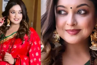 Tanushree Dutta speaking in an interview about the dark side of Bollywood and warning newcomers about exploitation in the film industry.