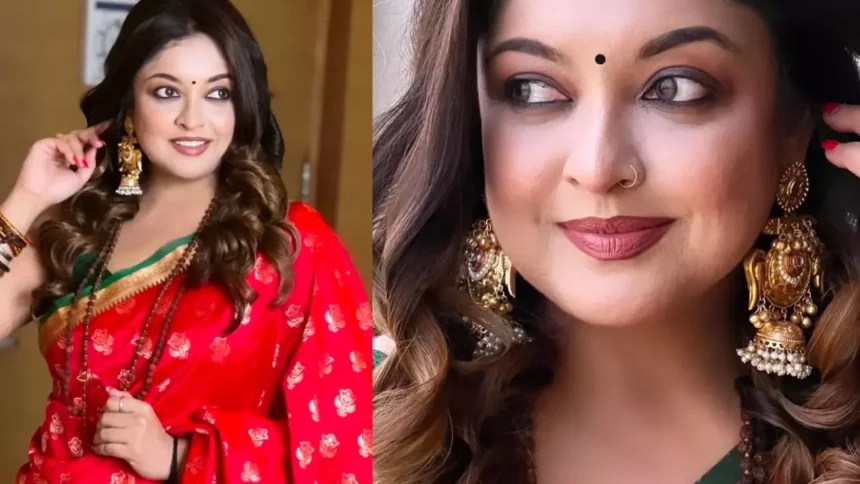 Tanushree Dutta speaking in an interview about the dark side of Bollywood and warning newcomers about exploitation in the film industry.