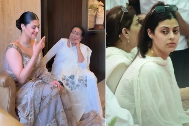 Zanai Bhosle अपनी दादी Asha Bhosle को याद करते हुए इमोशनल वीडियो शेयर करती हुईं, जिसमें दादी प्यार से गाना गाती नजर आ रही हैं।