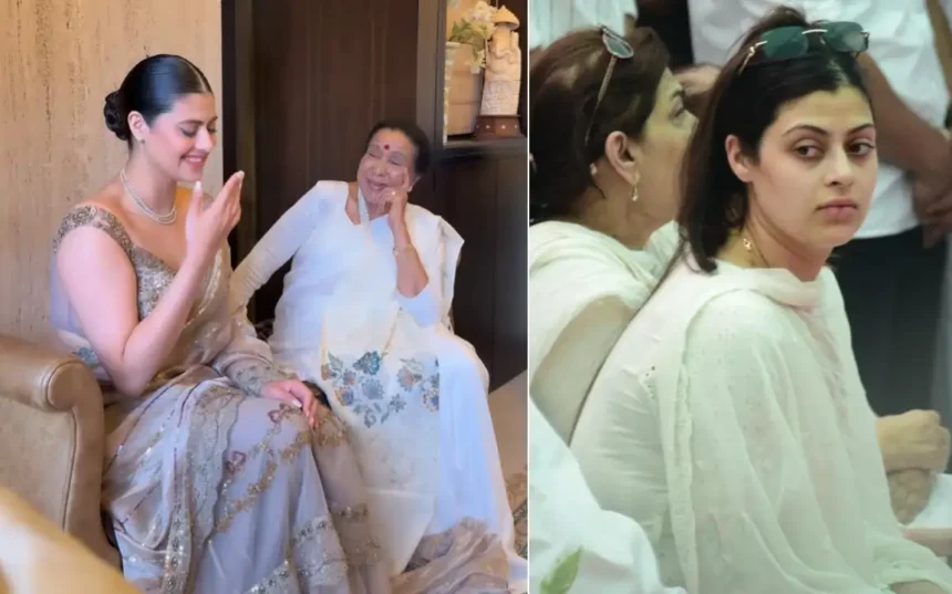 Zanai Bhosle अपनी दादी Asha Bhosle को याद करते हुए इमोशनल वीडियो शेयर करती हुईं, जिसमें दादी प्यार से गाना गाती नजर आ रही हैं।