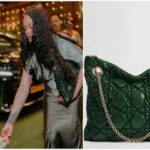 मुंबई में Rihanna गाय को चारा खिलाते हुए, हाथ में हरे रंग का Dior लग्जरी बैग लिए नजर आ रही हैं।