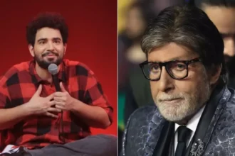 समय रैना स्टेज पर स्टैंड-अप कॉमेडी करते हुए, ‘कौन बनेगा करोड़पति’ और अमिताभ बच्चन पर मजाकिया कमेंट करते हुए दर्शकों को हंसाते नजर आ रहे हैं।