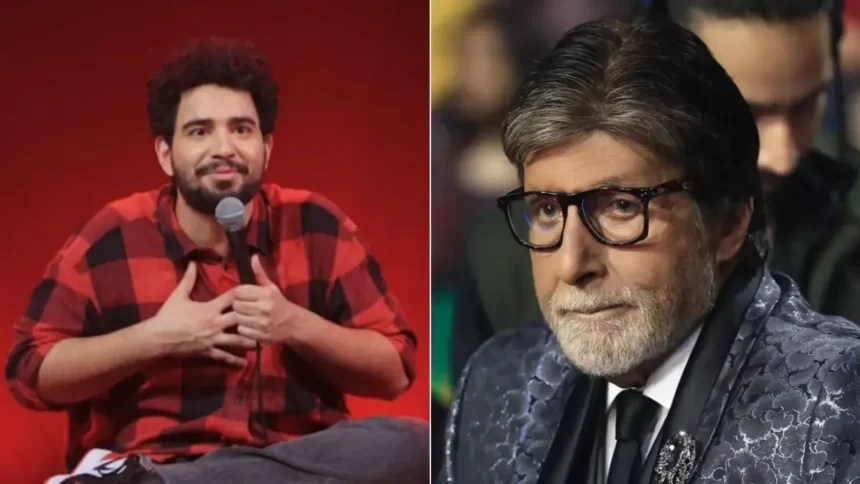 समय रैना स्टेज पर स्टैंड-अप कॉमेडी करते हुए, ‘कौन बनेगा करोड़पति’ और अमिताभ बच्चन पर मजाकिया कमेंट करते हुए दर्शकों को हंसाते नजर आ रहे हैं।