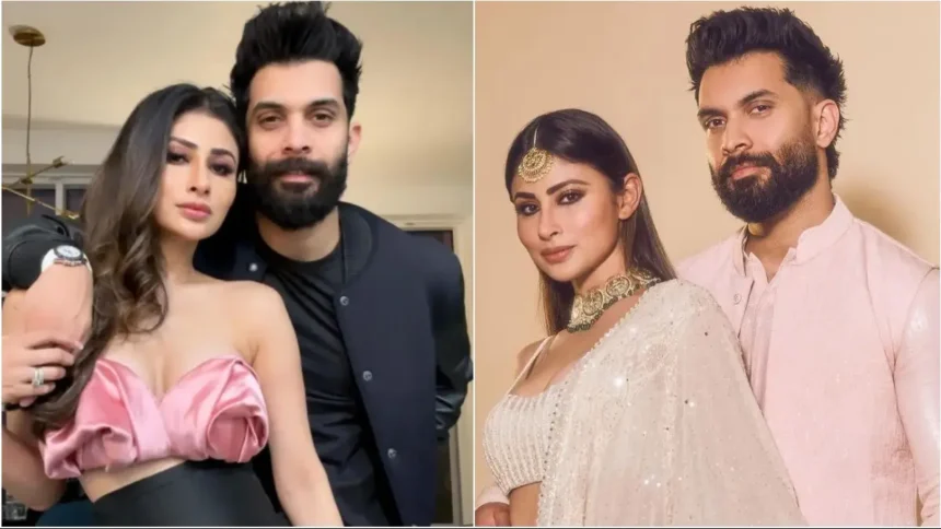 Mouni Roy कैमरे के सामने ग्लैमरस अंदाज़ में पोज देती हुईं, तलाक की अफवाहों के बीच उनका लुक सोशल मीडिया पर चर्चा में।