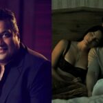 फिल्ममेकर संजय गुप्ता की तस्वीर के साथ हॉलीवुड हॉरर फिल्म 'Obsession' का पोस्टर, ए-रेटेड फिल्म को नाबालिग बच्चों द्वारा देखे जाने के दावे पर उठे विवाद को दर्शाता हुआ।