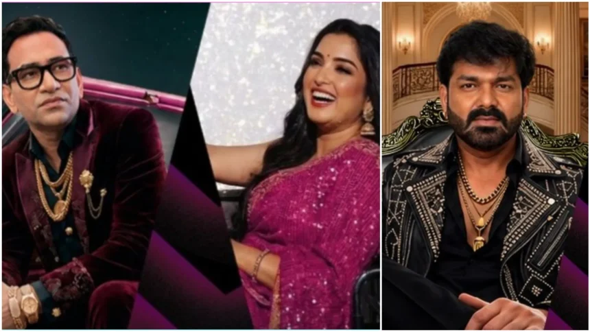 Dinesh Lal Yadav और Amrapali Dubey नए ओटीटी शो ‘भोजपुरी बवाल’ के पोस्टर में साथ नजर आ रहे हैं, जहां दोनों की शानदार केमिस्ट्री फैंस का ध्यान खींच रही है।