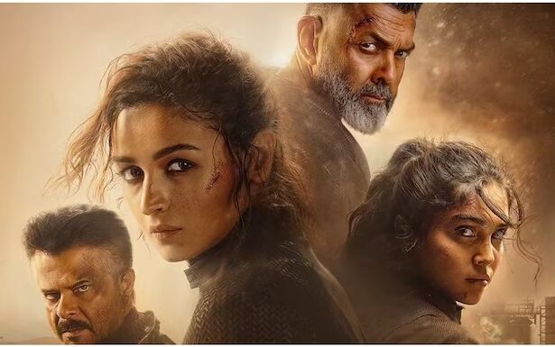 अल्फा फिल्म के पोस्टर में एक्शन अवतार में नजर आ रहीं आलिया भट्ट और शर्वरी वाघ।