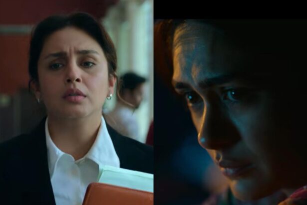 पूजा मेरी जान' के टीजर में हुमा कुरैशी और मृणाल ठाकुर कोर्टरूम ड्रामा और सस्पेंस से भरपूर कहानी में नजर आती हुईं।