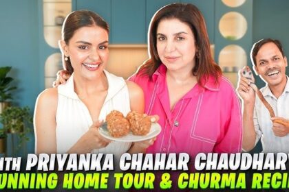 प्रियंका चाहर चौधरी के मुंबई घर का खूबसूरत इंटीरियर और लेक व्यू।