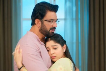 शो 'तुम से तुम तक' के एक सीन में आर्य और अनु के बीच का तनाव भरा पल।