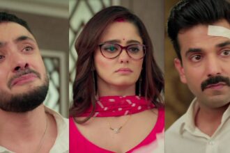 Colors TV show Mannat Har Khushi Paane Ki scene featuring Vikrant, Mannat and Dhairya