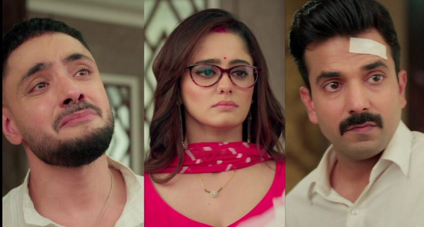 Colors TV show Mannat Har Khushi Paane Ki scene featuring Vikrant, Mannat and Dhairya