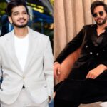 Prime Video के show The Traitors Season 2 के promo image में Abhishek Malhan और Munawar Faruqui।