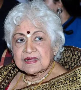 Legendary South Indian actress Sowcar Janaki portrait photo with tribute text celebrating her 7-decade cinematic career.