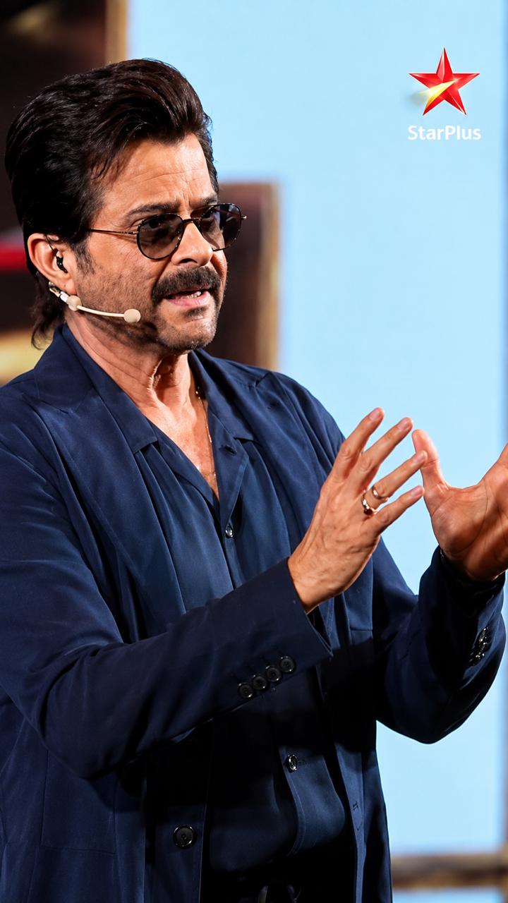 Anil Kapoor photo for Star Plus new game show India Ke Top 1% poster.
