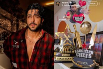 Aly Goni shares a picture of two Laughter Chefs trophies on social media