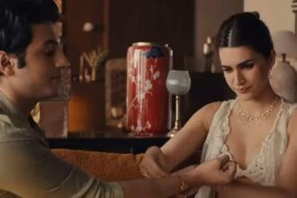 Kriti Sanon featured in GIVA Raksha Bandhan advertisement amid controversy over her outfit and campaign.