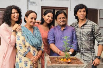 Anshuman Jha and Raghubir Yadav in Om Ka Hari