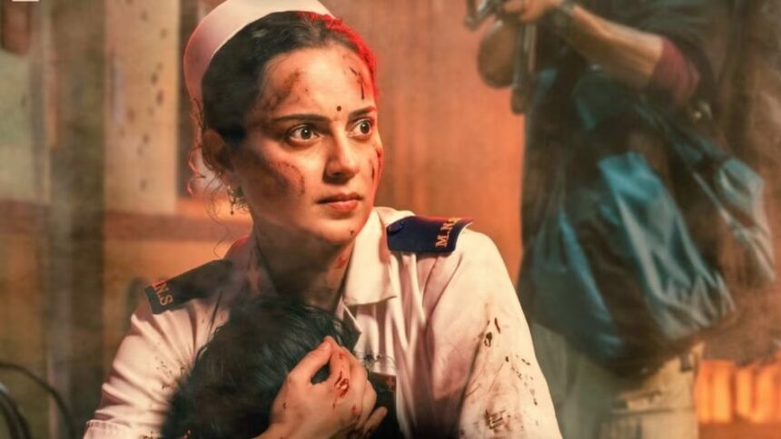OTT रिलीज 14 अगस्त 2026 पोस्टर जिसमें कंगना रनौत, शाहिद कपूर और कृति सेनन नजर आ रहे हैं