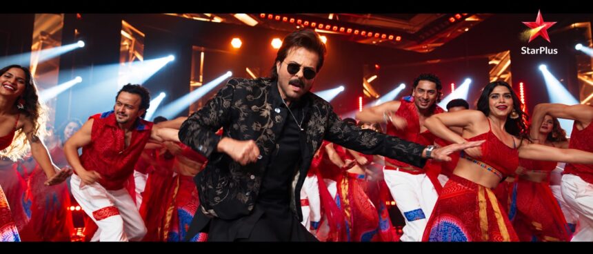 Anil Kapoor and Ganesh Acharya in India Ke Top 1% Qawwali anthem