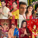 Ganesh Chaturthi पर Bappa का स्वागत करते Arjun Bijlani, Delnaaz Irani और Aalisha Panwar