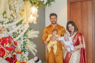 संभावना सेठ और अविनाश द्विवेदी के जुड़वा बच्चे