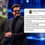 Sourav Ganguly praises Anil Kapoor and India Ke Top 1 Percent show