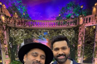 Bosco Martis and Rohit Sharma dancing on Kala Chashma