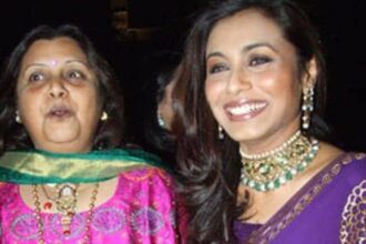 Rani Mukerji with her mother Krishna Mukerji