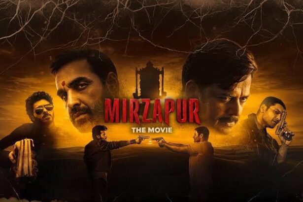 Mirzapur The Movie poster featuring Pankaj Tripathi and Ali Fazal