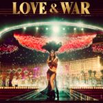 Love & War poster featuring Alia Bhatt in a glamorous stage setting